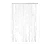 Relaxdays Rideau de fils blanc