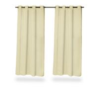 Relaxdays Rideaux occultants en lot de 2