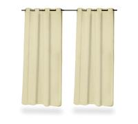 Relaxdays Rideaux occultants en lot de 2