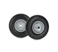Relaxdays Roue de brouette 2.50-4 en lot de 2