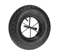 Relaxdays Roue de brouette 4.80 4.00-8 avec axe