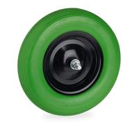 Relaxdays Roue de brouette avec axe 4.80 4.00-8