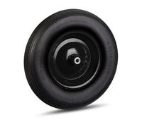 Relaxdays Roue de brouette noir en lot de 4