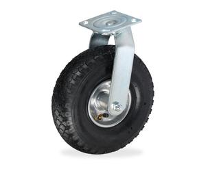 Relaxdays Roue pivotante 3.00-4 pneumatique