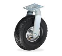 Relaxdays Roue pivotante 3.00-4 pneumatique