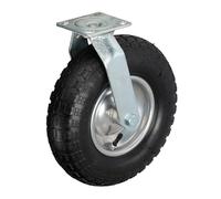 Relaxdays Roue pivotante 3.50-6 pneumatique