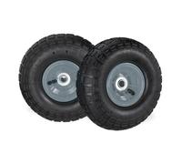 Relaxdays Roues pour diable jeu de 2 3.5-4