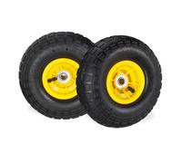 Relaxdays Roues pour diable jeu de 2 3.5-4
