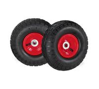 Relaxdays Roues pour diable jeu de 4 3.5-4