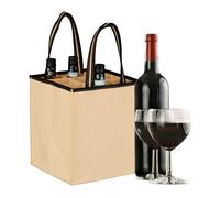 Relaxdays Sac pour 9 bouteilles feutre