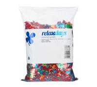 Relaxdays Sac XXL de confettis colorés
