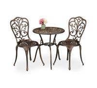 Relaxdays Salon de jardin pour 2 personnes