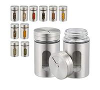 Relaxdays Lot de 12 saupoudreuses