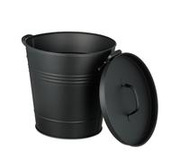Relaxdays Seau à cendres 19 litres avec couvercle