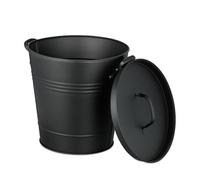 Relaxdays Seau à cendres 19 litres avec couvercle