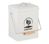 Relaxdays Seau à compost 6 litres