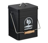 Relaxdays Seau à compost 6 litres