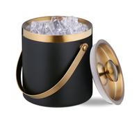 Relaxdays Seau à glace avec couvercle