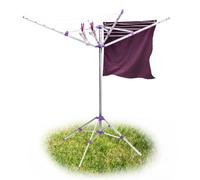 Relaxdays Sèche-linge parapluie 19 m aluminium