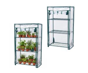 Relaxdays Serre de balcon PVC