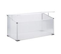 Relaxdays Serre de jardin aluminium