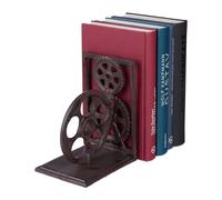 Relaxdays Serre-livres Presse-livres en fonte