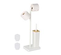 Relaxdays Serviteur WC décoratif et pratique