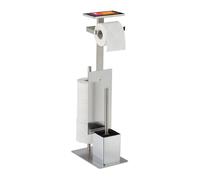 Relaxdays Serviteur WC en acier inoxydable