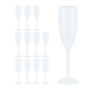 Relaxdays Set de 12 verres à champagne plastique