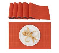 Relaxdays Set de table en bambou lot de 12