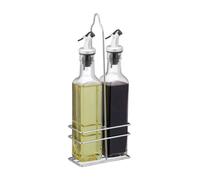 Relaxdays Set huile et vinaigre avec support