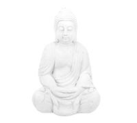 Relaxdays Statue Bouddha blanche 70 cm
