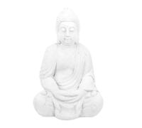 Relaxdays Statue Bouddha blanche 70 cm