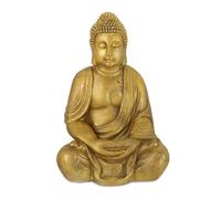 Relaxdays Grande statue de Bouddha pour jardin