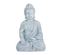 Relaxdays Statue bouddha assis 40 cm