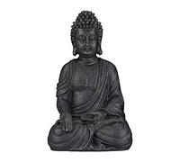 Relaxdays Statue bouddha assis 40 cm