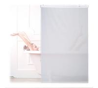 Relaxdays Store de baignoire blanc