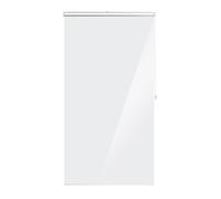 Relaxdays Store de baignoire,100x240cm, rideau de douche hydrofuge, anti-éclaboussures, différentes tailles, transparent