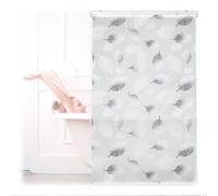 Relaxdays Store de baignoire avec motif feuilles