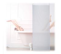Relaxdays Store de baignoire blanc