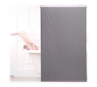 Relaxdays Store de baignoire gris