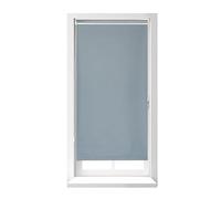 Relaxdays Store Enrouleur sans perçage, à Clipser, chaînette latérale, 80x220 cm, Largeur du Tissu 76 cm, Opaque, Gris