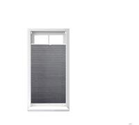 Relaxdays Store vénitien sans perçage volet fenêtre gris 60 x 130 cm laisse passer la lumière, gris