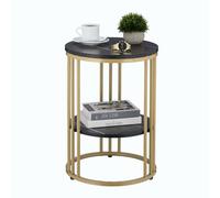 Relaxdays Superbe table d'appoint avec 2 plateaux