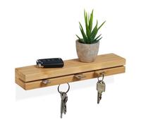 Relaxdays Support de clés magnétique avec étagère