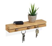Relaxdays Support de clés magnétique avec étagère