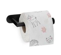 relaxdays Support de papier toilette autocollant