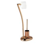 Relaxdays Support de papier-toilette WC brosse