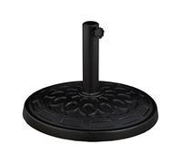 Relaxdays Support de parasol rond noir