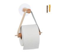 Relaxdays Support en bois pour papier toilette